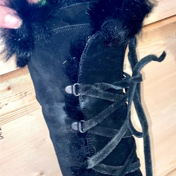 Coach suede tall heeled boots - Picture 4 of 12